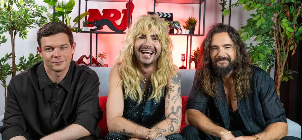 Georg, Bill und Tom von Tokio Hotel im ENERGY Studio