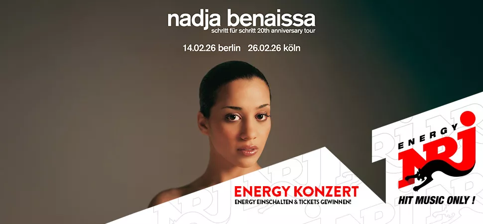 Nadja Benaissa Tour 2026 - präsentiert von ENERGY