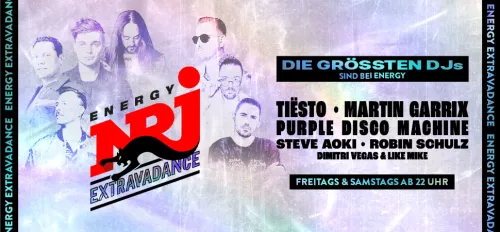 ENERGY EXTRAVADANCE HEADER