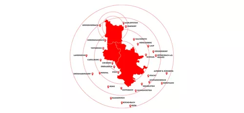 Sendegebiet Nürnberg