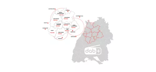 Sendegebiet Stuttgart