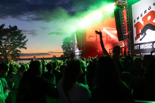 Stimmungsbild zur blauen Stunde