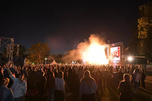 Pyrotechnik auf der Bühne