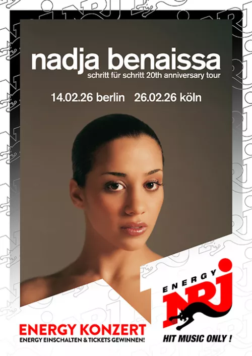 Nadja Benaissa Tour 2026 - präsentiert von ENERGY